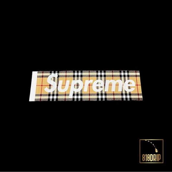 Supreme x Burberry Box Logo Sticker (100 Pack) - Picture 5 of 6